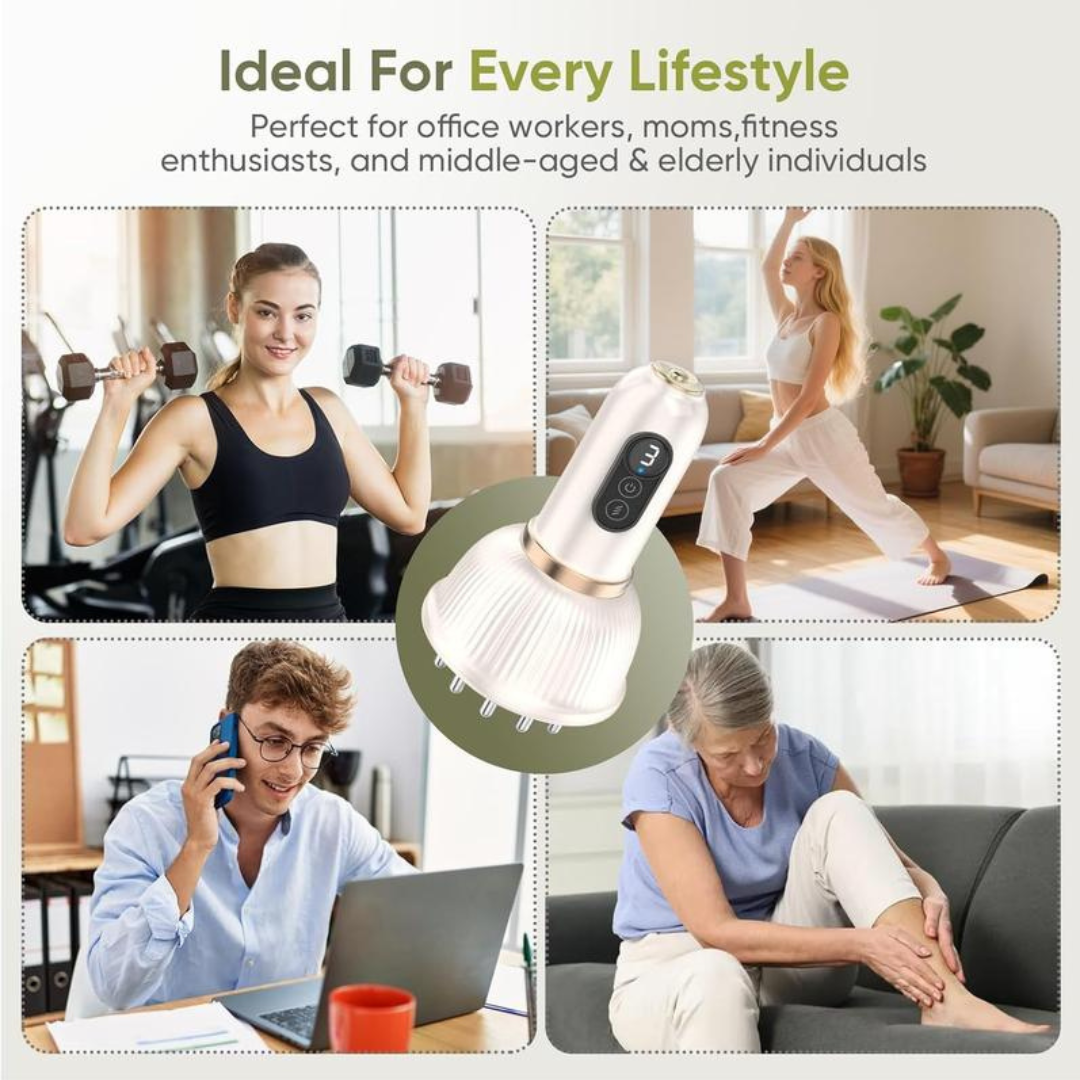 ThermaRelief Handheld Massager (Heat & Vibration)