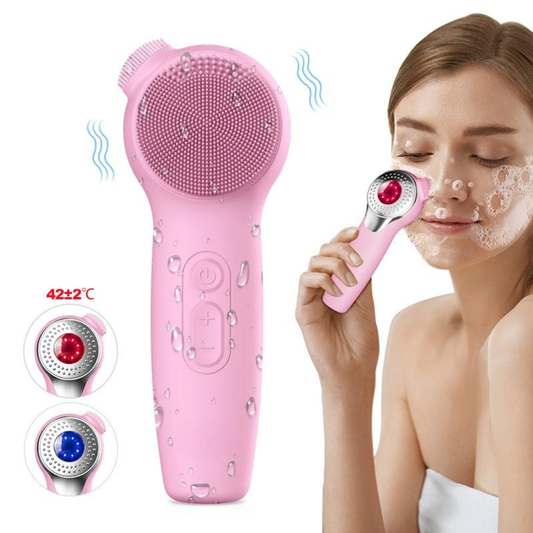 GlowClean Facial Cleansing Brush & Skin Massager