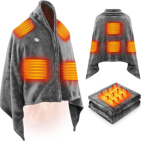 WarmWrap USB Heated Blanket (Portable Comfort)
