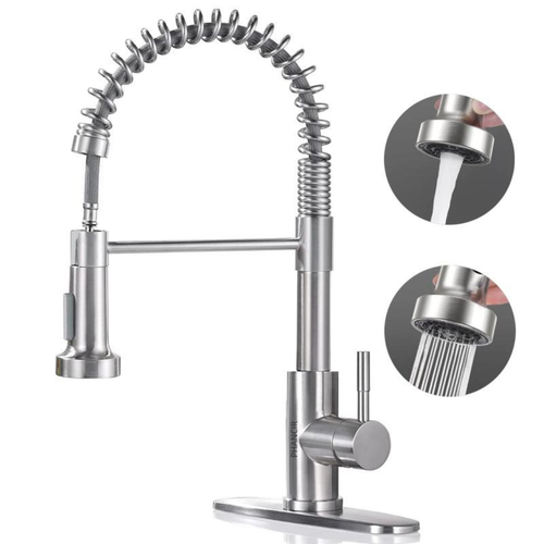 FlexFlow Pull-Down Kitchen Faucet (High Pressure Spray)