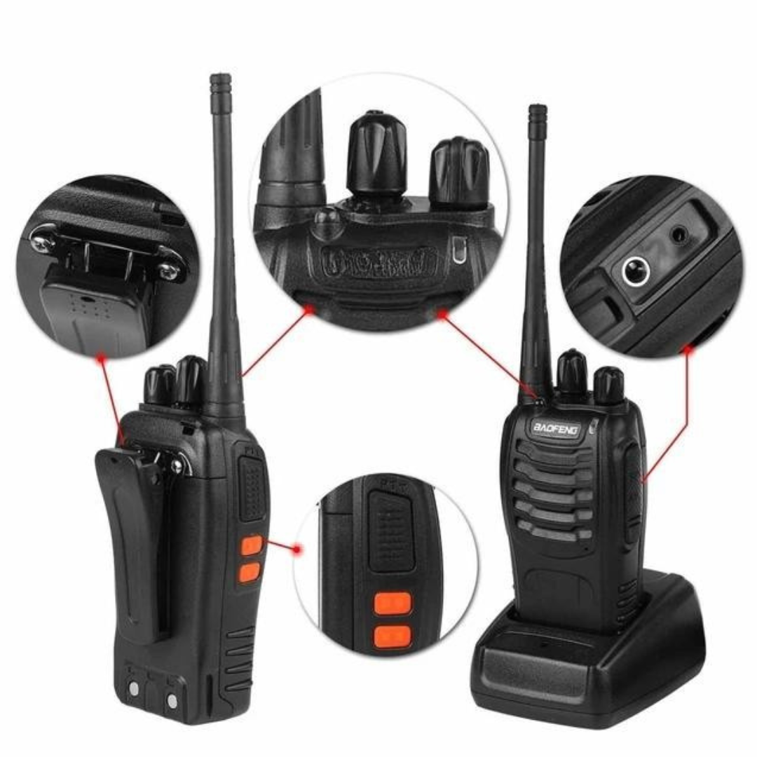 RangePro Long-Range Two-Way Radio Set (4 Pack)