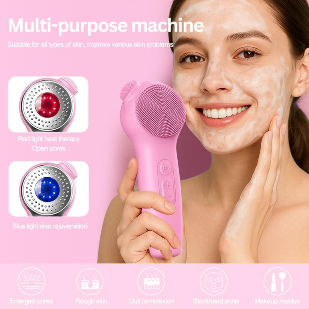 GlowClean Facial Cleansing Brush & Skin Massager