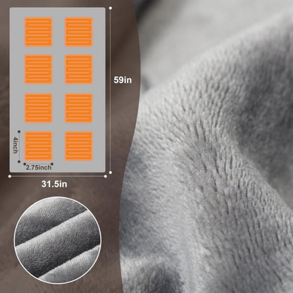 WarmWrap USB Heated Blanket (Portable Comfort)