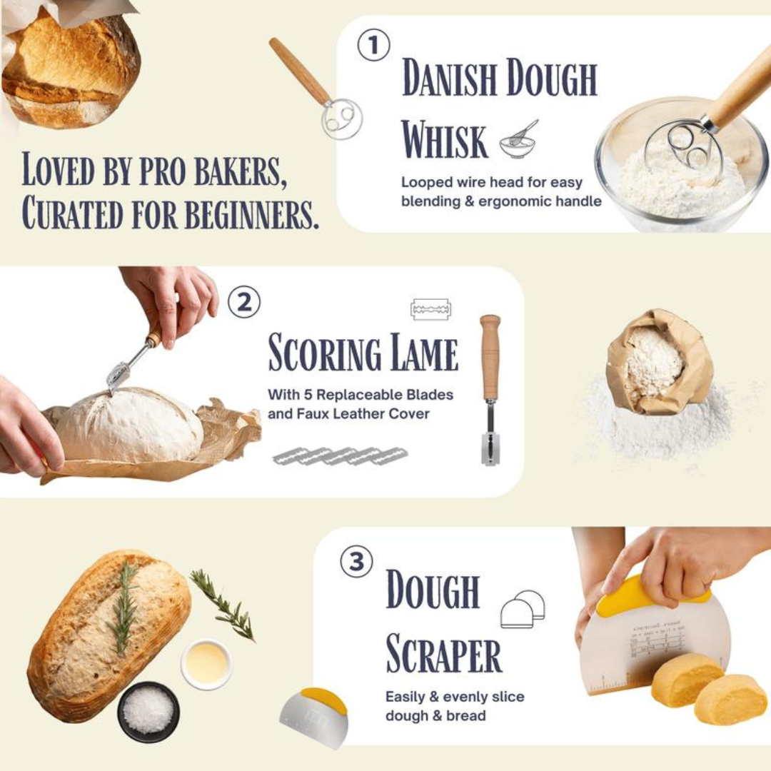 ArtisanRise Sourdough Starter Kit (Bake From Scratch)