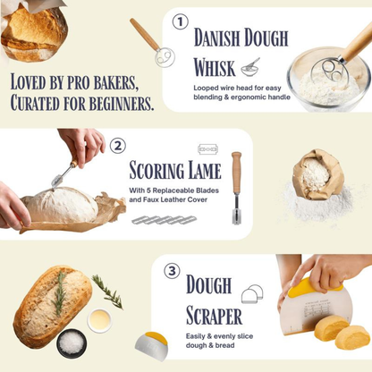 ArtisanRise Sourdough Starter Kit (Bake From Scratch)