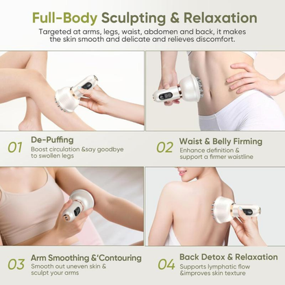 ThermaRelief Handheld Massager (Heat & Vibration)