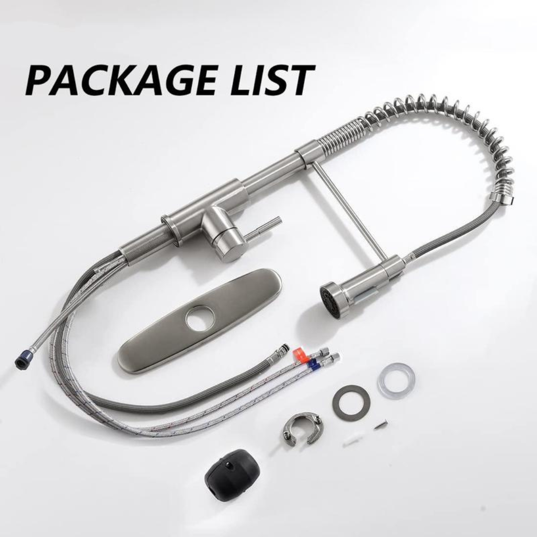 FlexFlow Pull-Down Kitchen Faucet (High Pressure Spray)