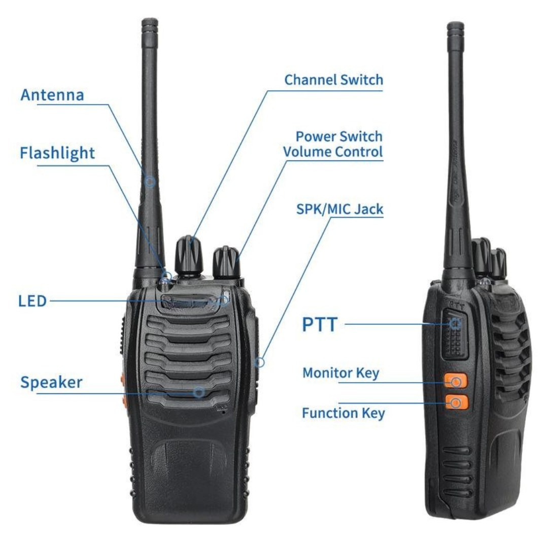 RangePro Long-Range Two-Way Radio Set (4 Pack)