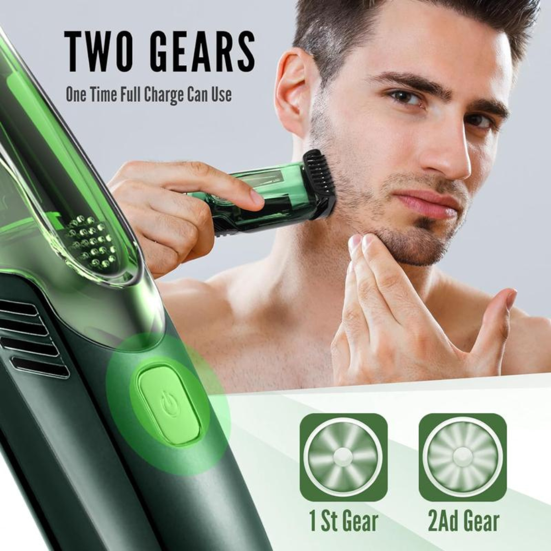 CleanTrim Beard Trimmer with Vacuum System