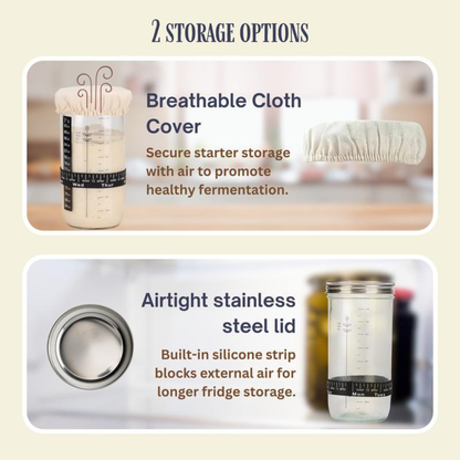 ArtisanRise Sourdough Starter Kit (Bake From Scratch)