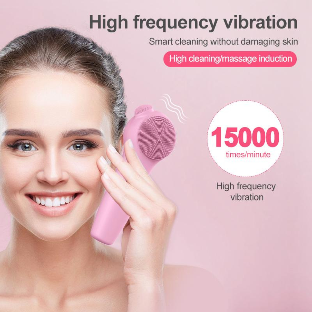 GlowClean Facial Cleansing Brush & Skin Massager