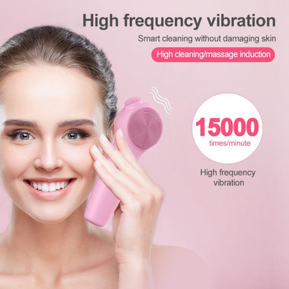 GlowClean Facial Cleansing Brush & Skin Massager