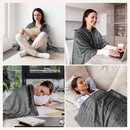 WarmWrap USB Heated Blanket (Portable Comfort)
