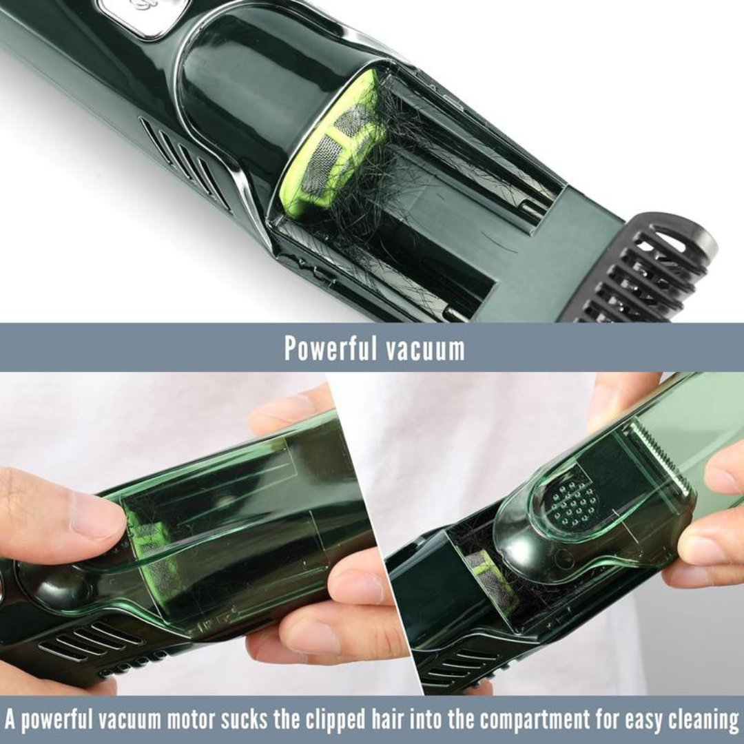 CleanTrim Beard Trimmer with Vacuum System