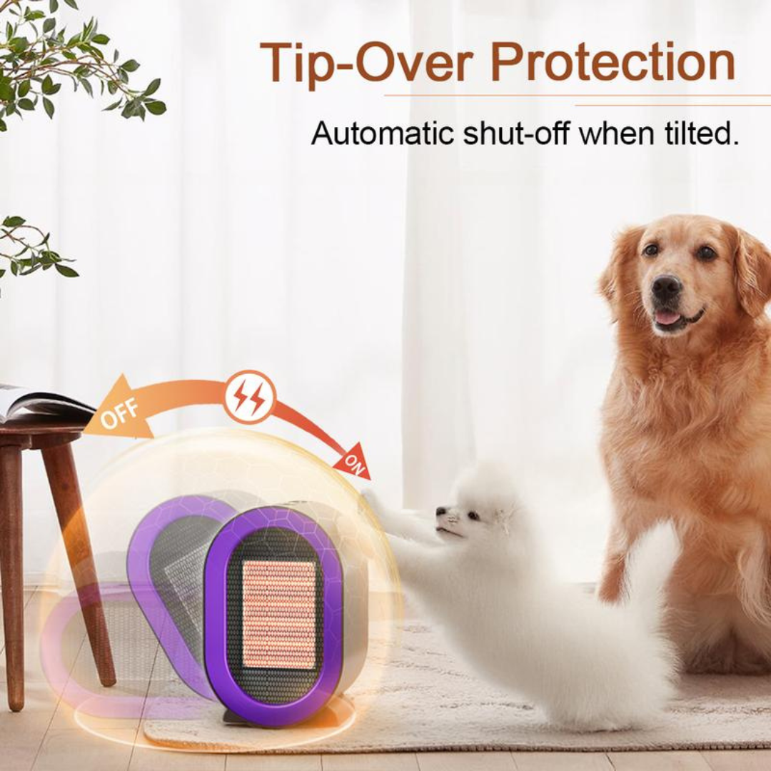 HeatCore Portable Ceramic Heater with Fan