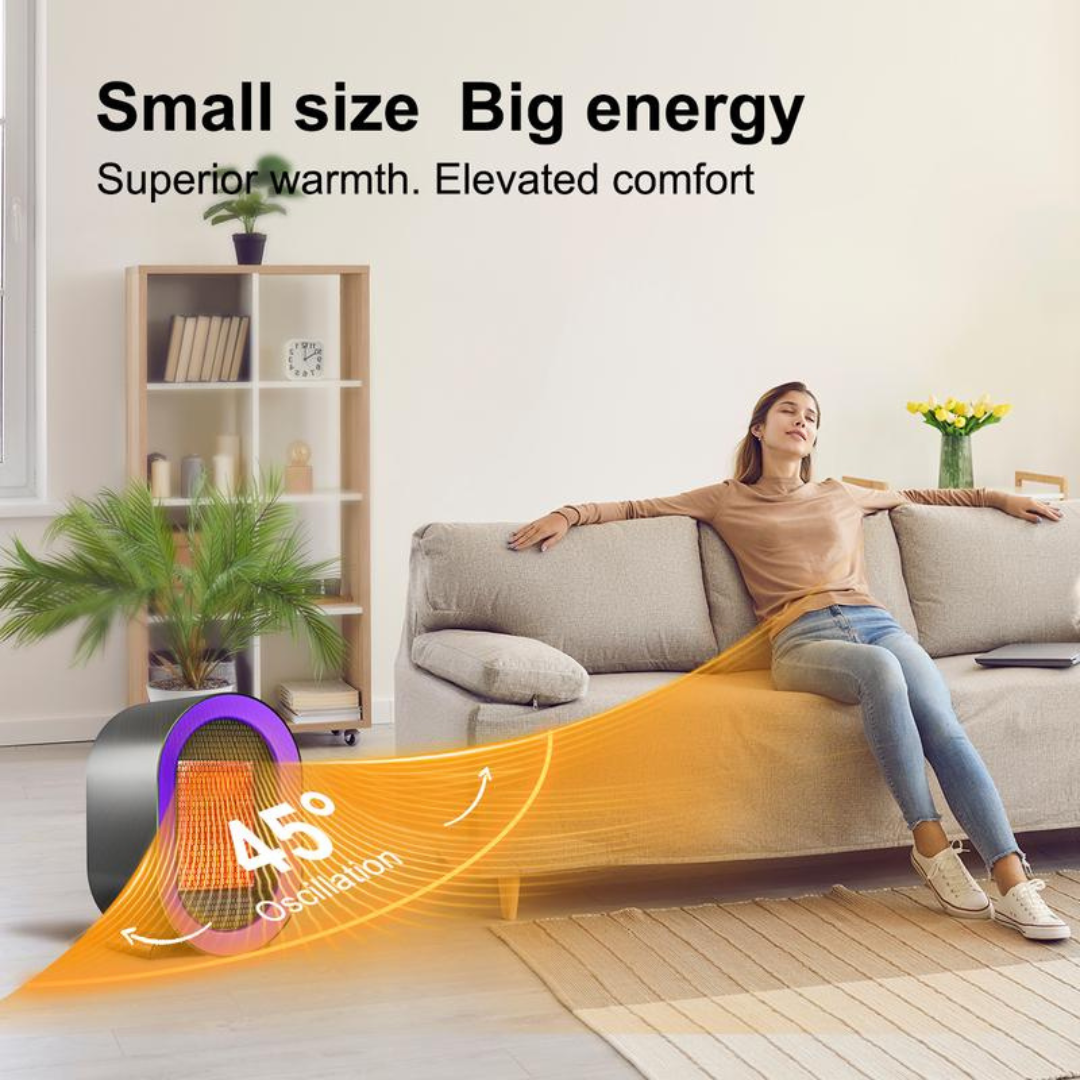 HeatCore Portable Ceramic Heater with Fan