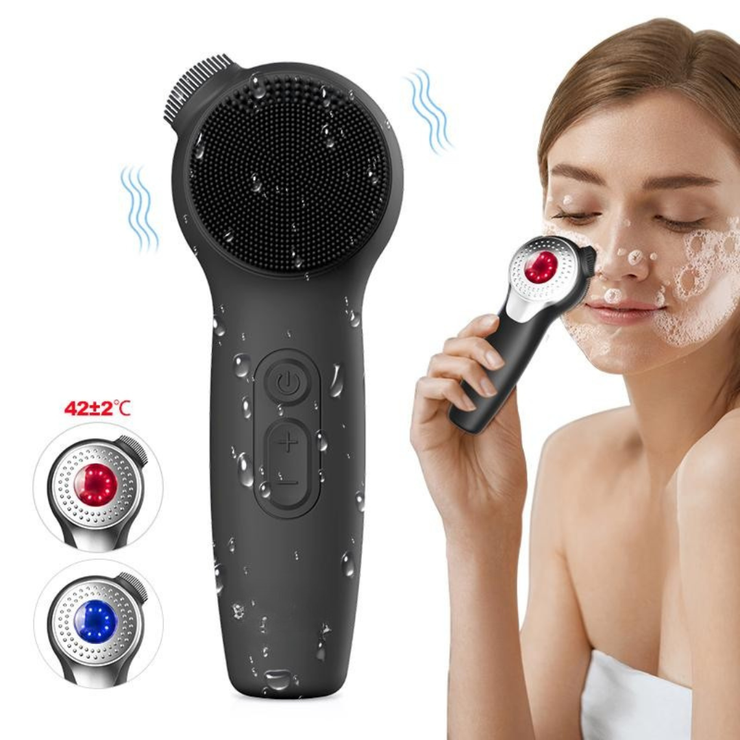 GlowClean Facial Cleansing Brush & Skin Massager